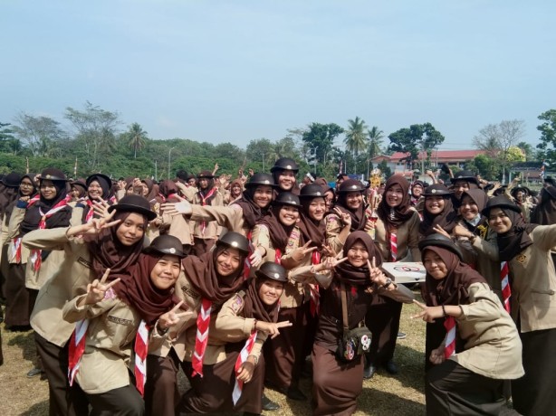 The Zebra Team of Scout SMA.N. 02 Lubuklinggau Meraih Juara 1 Pentas Seni Se-Kota Lubuklinggau