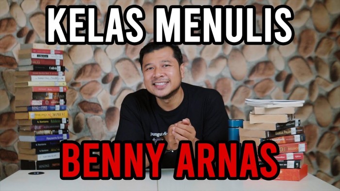 Kelas Menulis Benny Arnas di Kanal Youtube