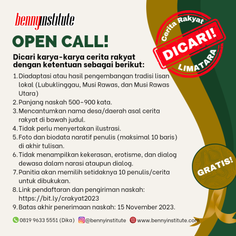 DARURAT CERITA RAKYAT RAMAH ANAK