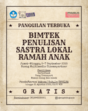 Dari Lubuklinggau untuk Indonesia: Gerakan Menulis Sastra Lokal Aman untuk Anak