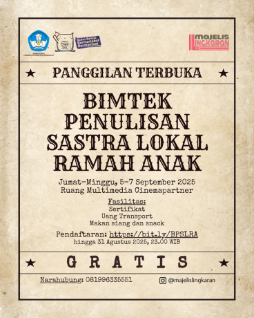 Dari Lubuklinggau untuk Indonesia: Gerakan Menulis Sastra Lokal Aman untuk Anak